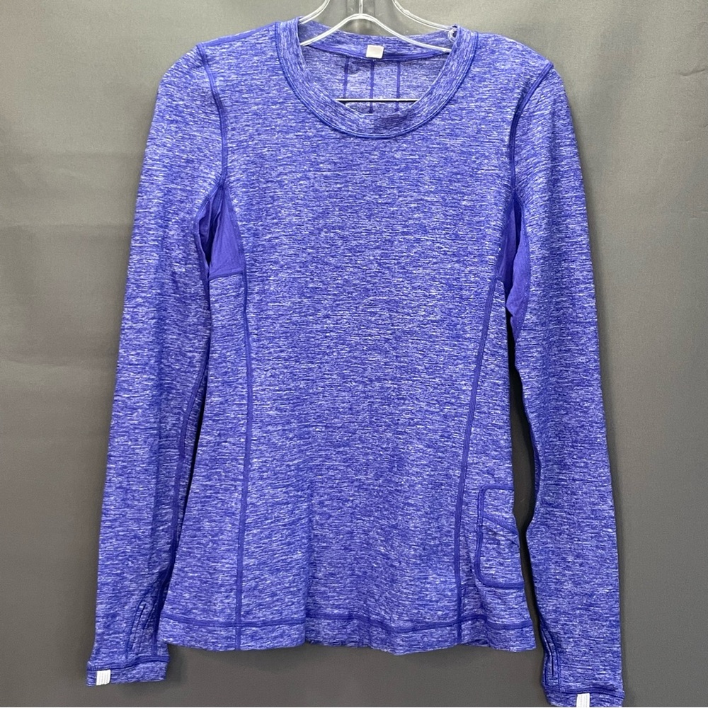 lululemon athletica Blue Long Sleeve Tee